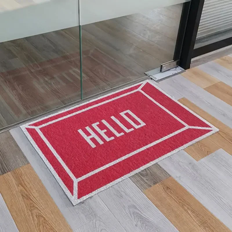 Door mat Entry door Household cuttable foot pad Waterproof, dirt-resistant and easy to take care of Door mud silk ring floor mat