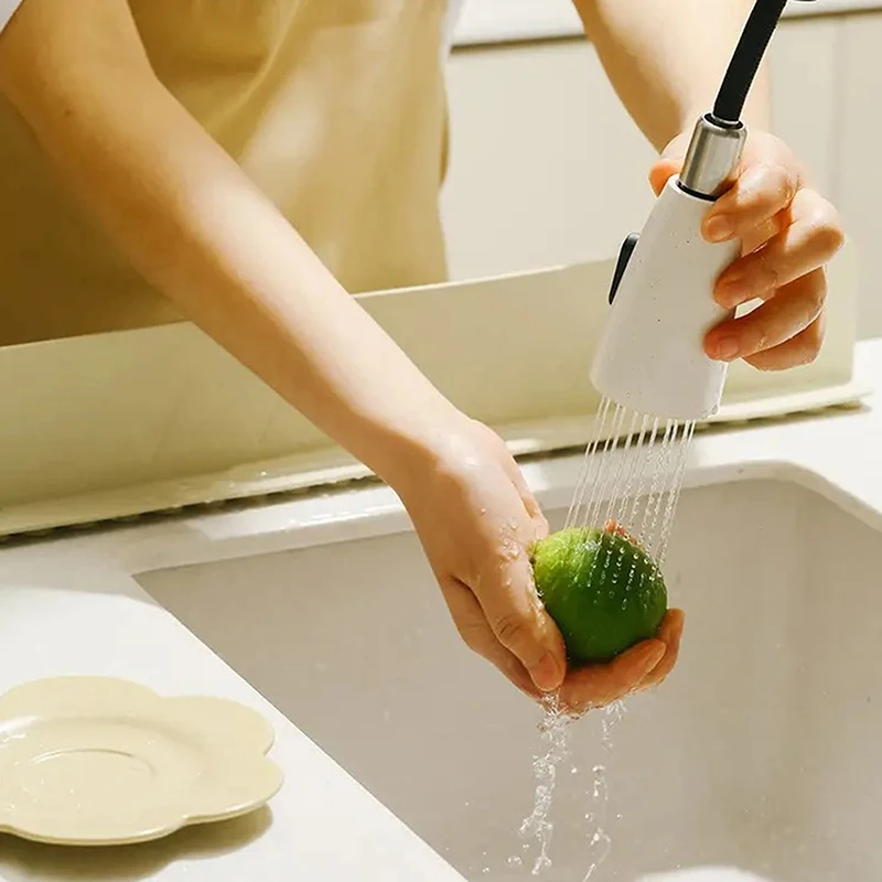1PCS Silicone Sink Splash Guard With Suction Cup Sink Baffle Splash Guard Splash Protector For Kitchen Island And Bathroom