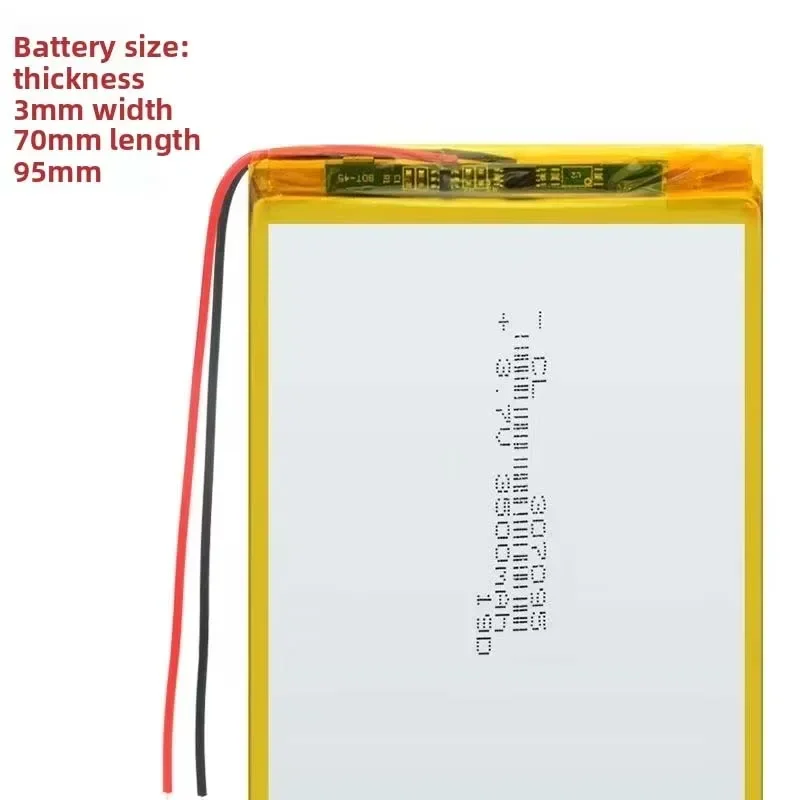 

2/4/6/8PCS 307095 3500mah 3.7V Rechargeable Polymer Lithium Batteries for 8 Inch 9 Inch GPS MID Smartphone Tablet Battery