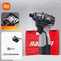Xiaomi Nanwei Brushless Lithium Electric Drill 16.8V Rechargeble Electric Drill USB Rechargeable Cordless Screwdriver Tools Set