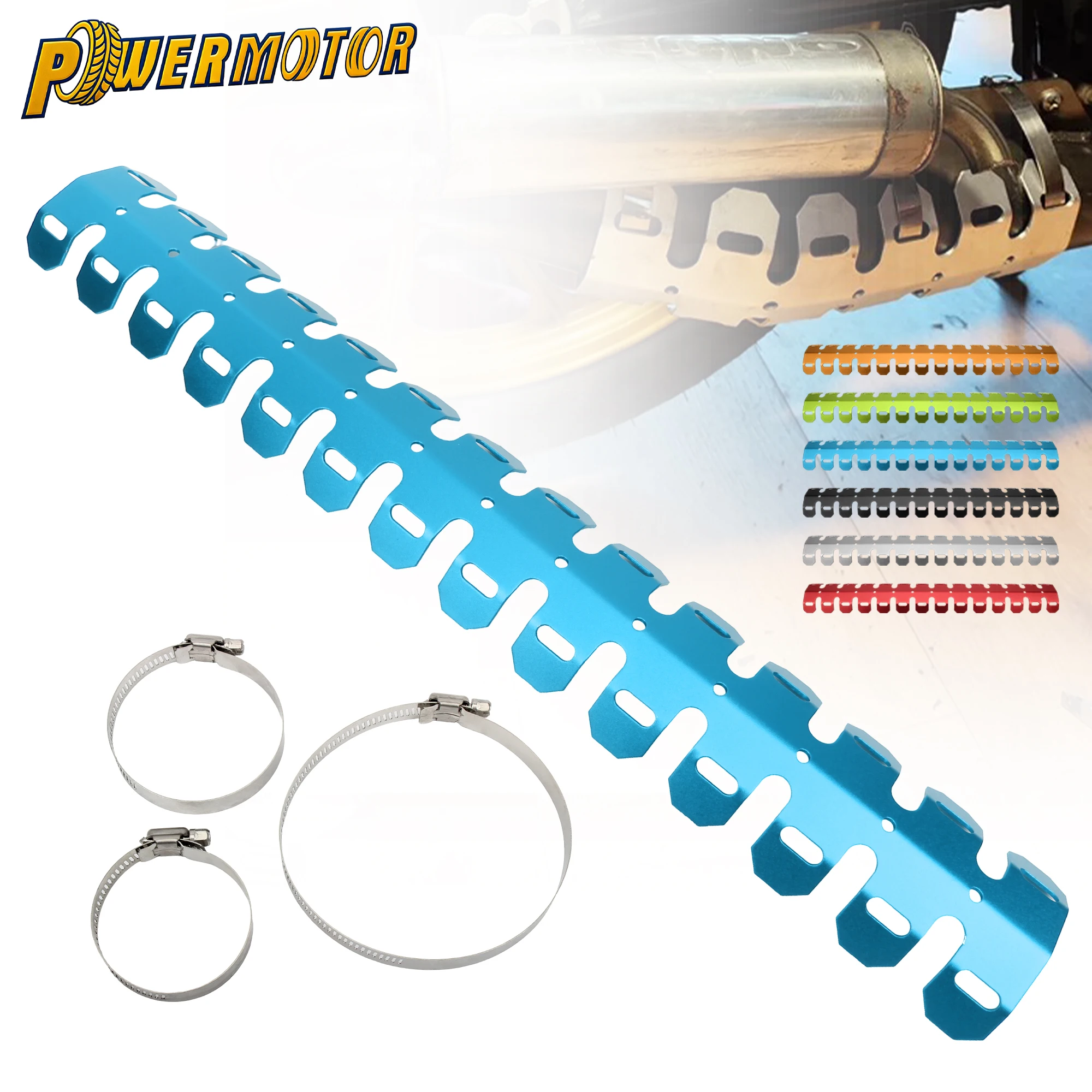 

For HONDA CR250R Motorcycle Exhaust Heat Shield CR125R CR300R CR500R Motocross Accessories Muffler Protector Cover Racing