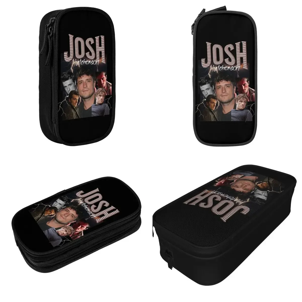 Lovely Josh Hutcherson Art Pencil Cases Pencilcases Pen Box Kids Big Capacity Bag School Supplies Zipper Stationery