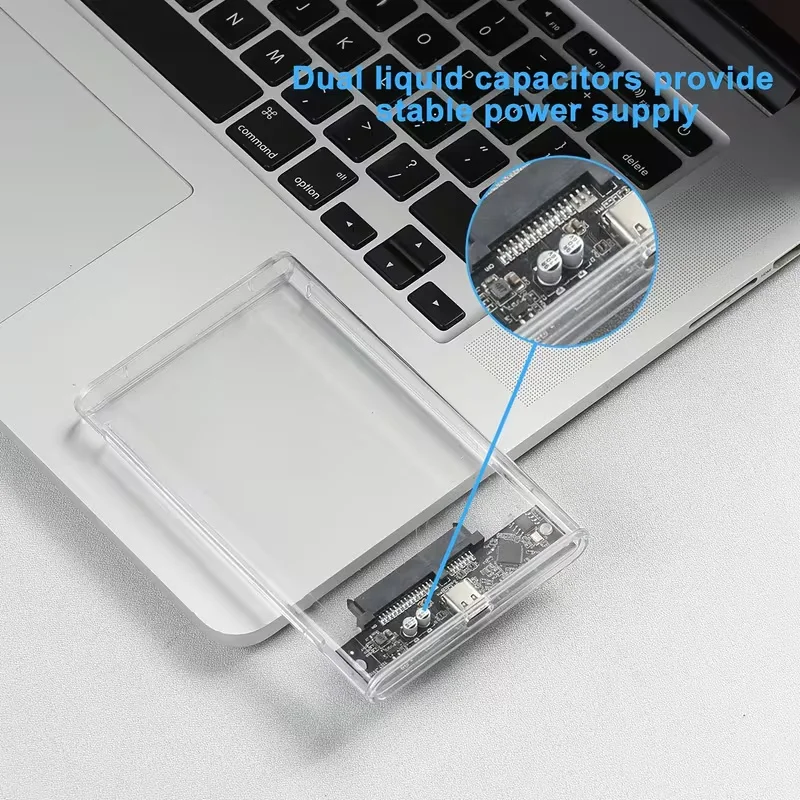 HHD Case Hard Disk Case 2.5 Inch SSD Case 5Gbps SATA to USB 3.0 HDD Enclosure Box UASP Mobile External Housing Hard Driver Box view 4