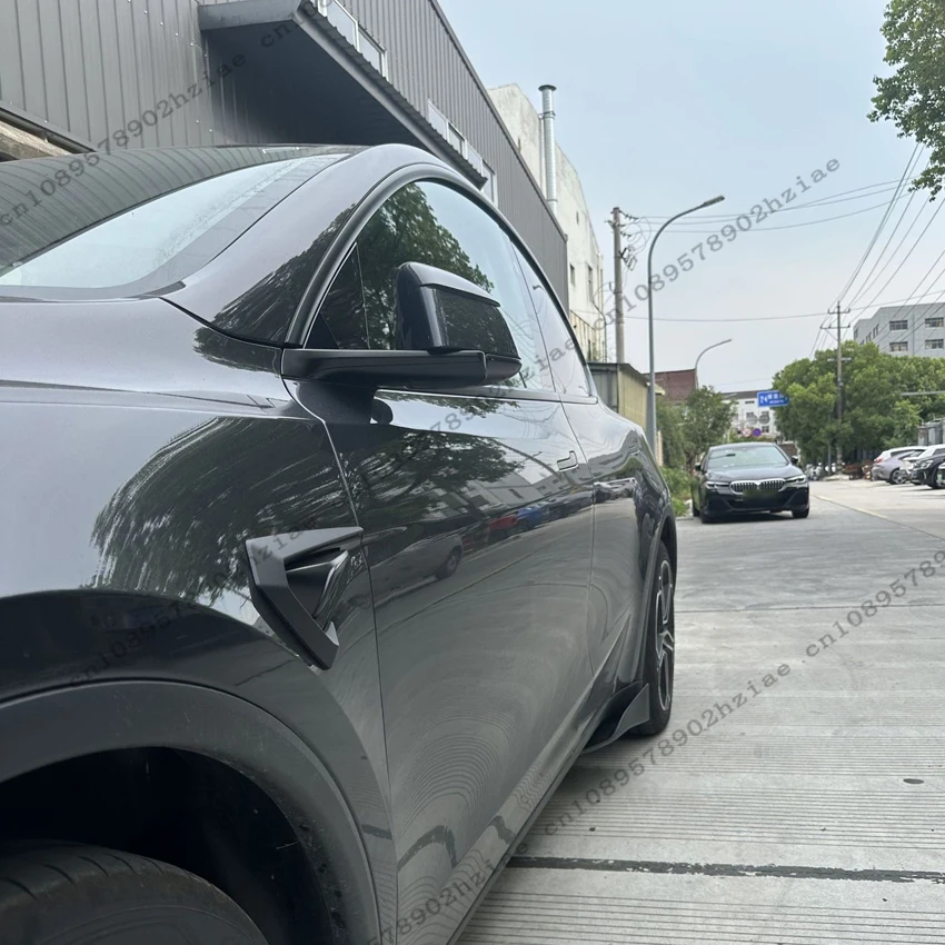 2 قطعة المصد الجانبي المفسد الجانب تنورة ل تسلا نموذج Y Juniper 2025 + عالية الجودة ABS لمعان الأسود الخائن الناشر الجسم أطقم