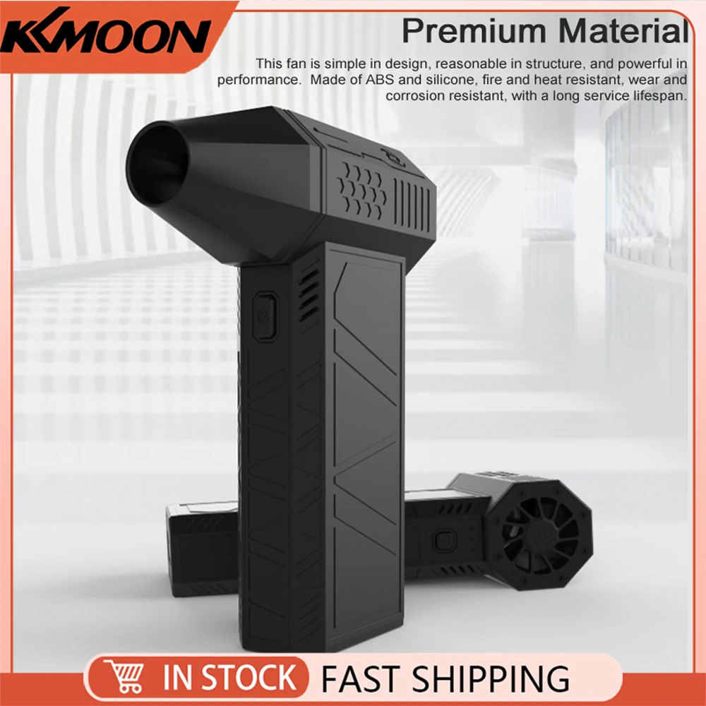 

Турбовентилятор 130000 об/мин, бесшумный мощный струйный вентилятор, быстрый бесщеточный двигатель, воздушная тряпка Type-C PD, быстрая перезарядка, пылесборник, воздуходувка