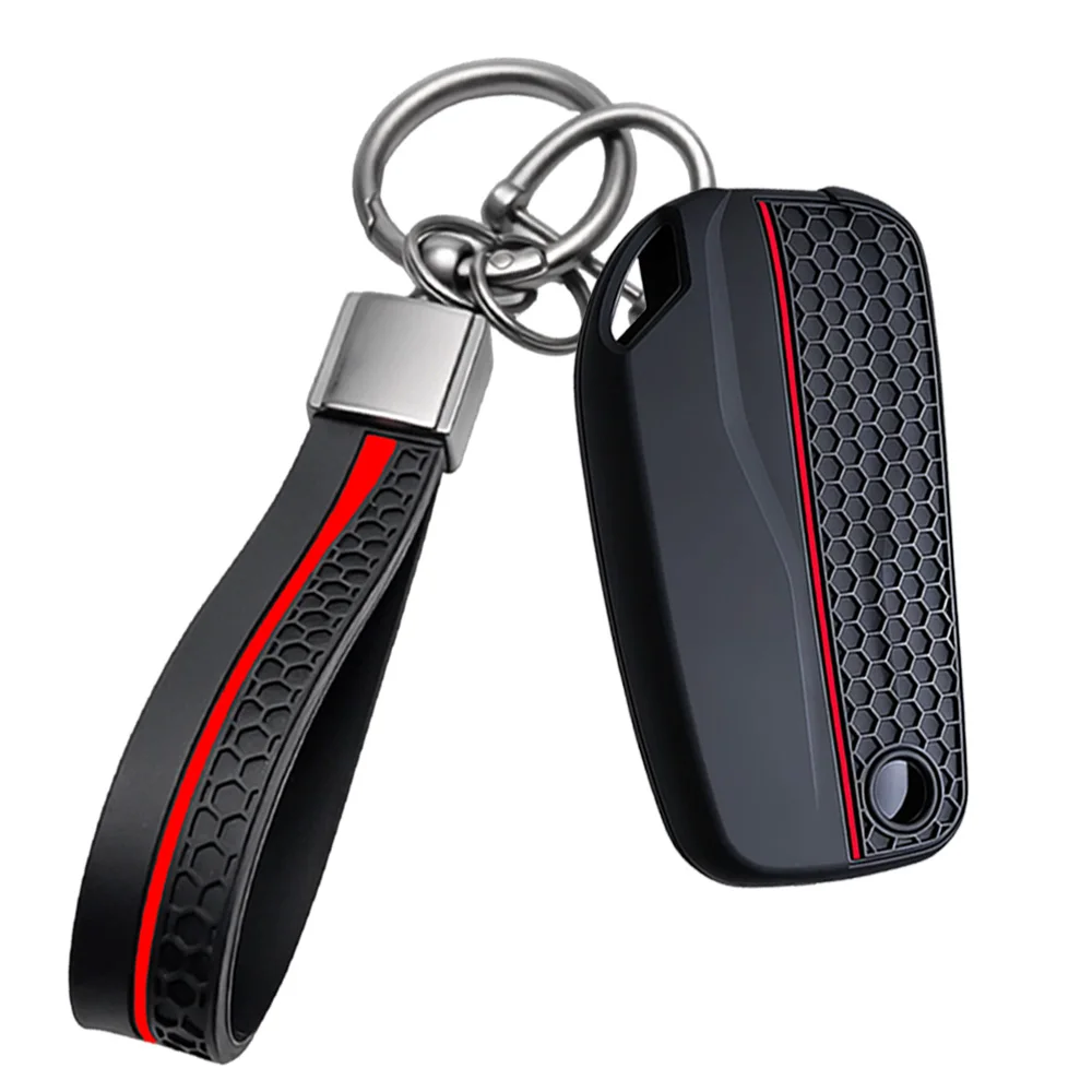 Key Fob Case With Wrist Strap For Ducati Diavel XDiavel 1260S MTS950 MTS1260 Multistrada Monster 821 Hypermotard 950 Secure Grip