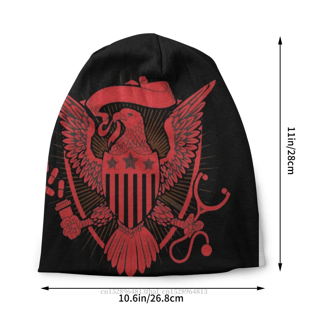 Hat Eagle Medicine Emblem American Healthcare Thin Caps For Men Women Skullies Beanies Ski Caps Soft Bonnet Hats