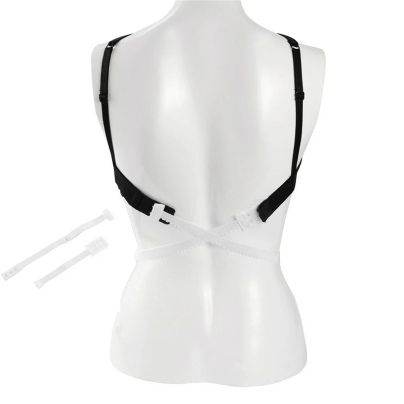 Ajustável Backless Bra Strap Extender para mulheres, acessórios para roupas íntimas, conversor adaptador, gancho totalmente extensor