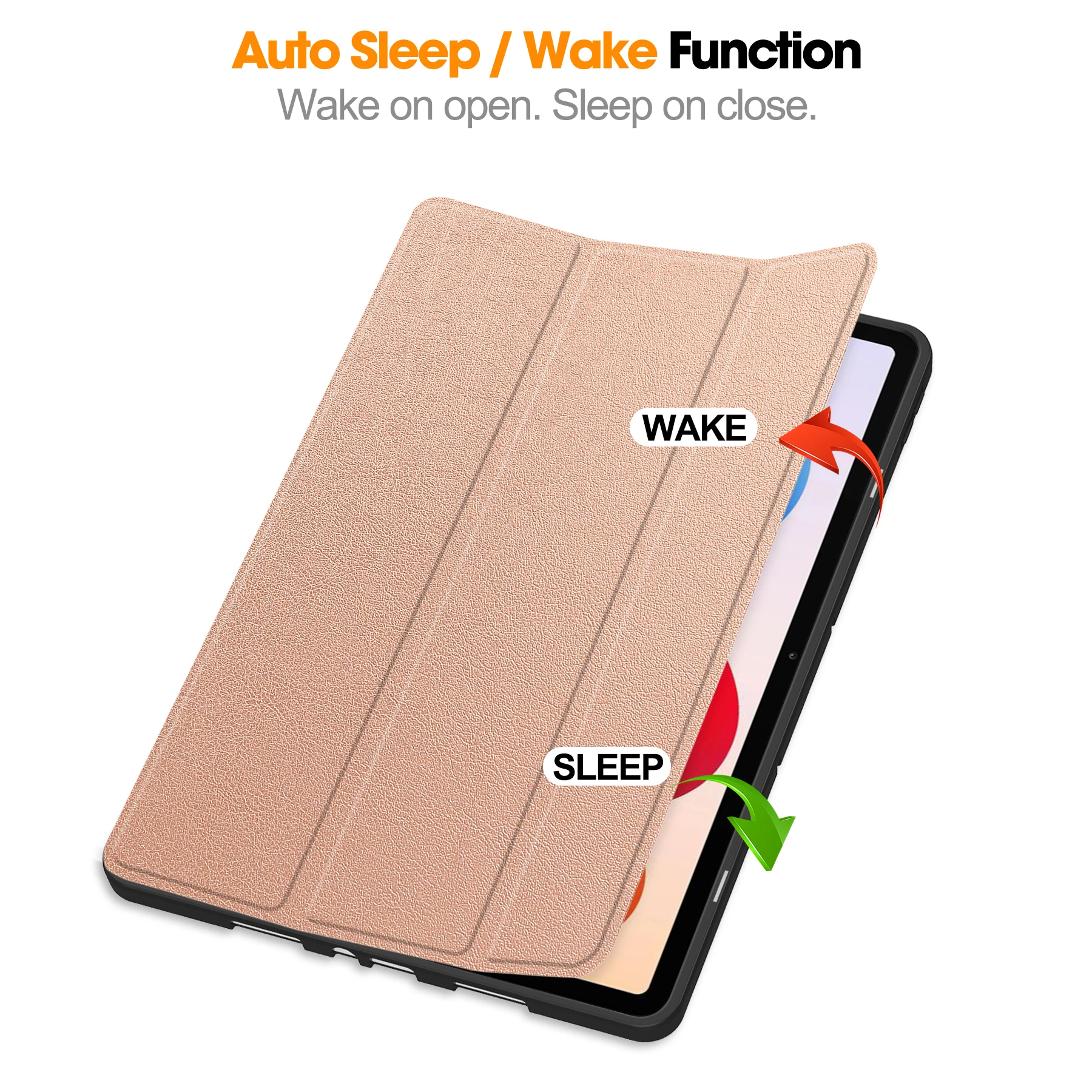 

For Xiaomi Redmi pad 2 Pro 12.1" 2025 Trifold Stand Tablet Cover PU Leather Kickstand Tablets Cases Cover With pen slot