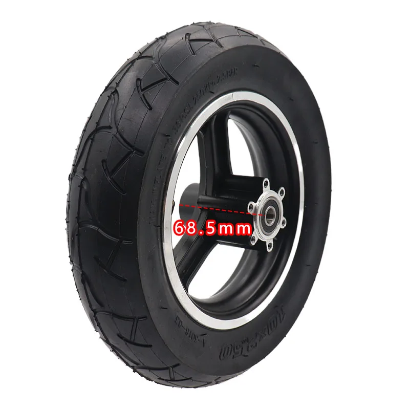 10 inch 10x2.50 aluminum alloy wheels 10mm and explosion-proof tyres for electric scooter balancing vehicle