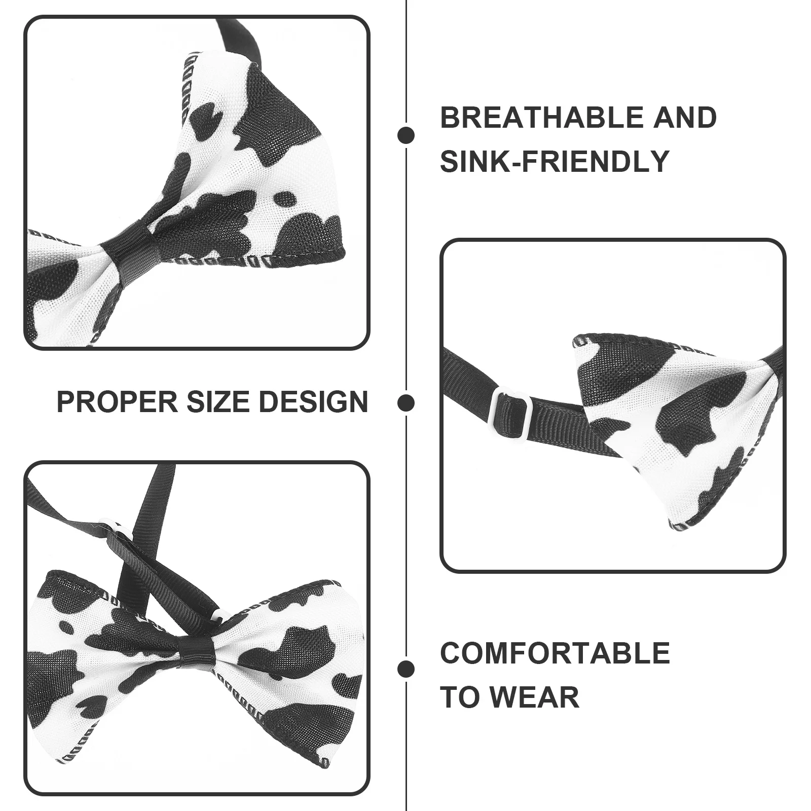 

Pet Bow Tie Collar Adjustable Cat Dog Kitten Neck Accessory For Wedding Birthday Christmas Party Outdoor Comfortable Soft