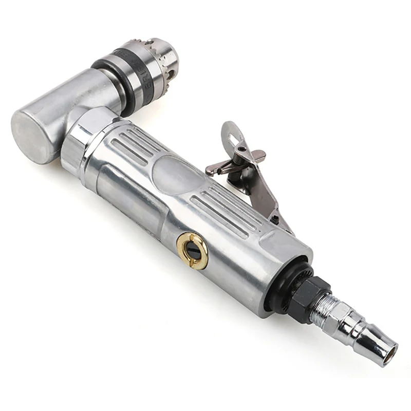 Right Angle The Grinder 1/4 High Speed 90° Elbow Right Angle Drill Pneumatic Tool Extension Power Screwdriver Drill