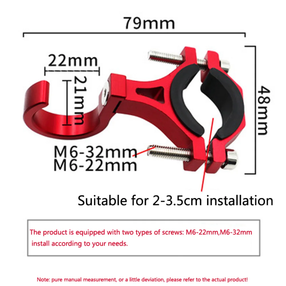 1pc saco de suspensão gancho garra para scooter/bicicleta/motocicleta saco de suspensão liga alumínio gancho garra multifuncional bicicleta frente gancho