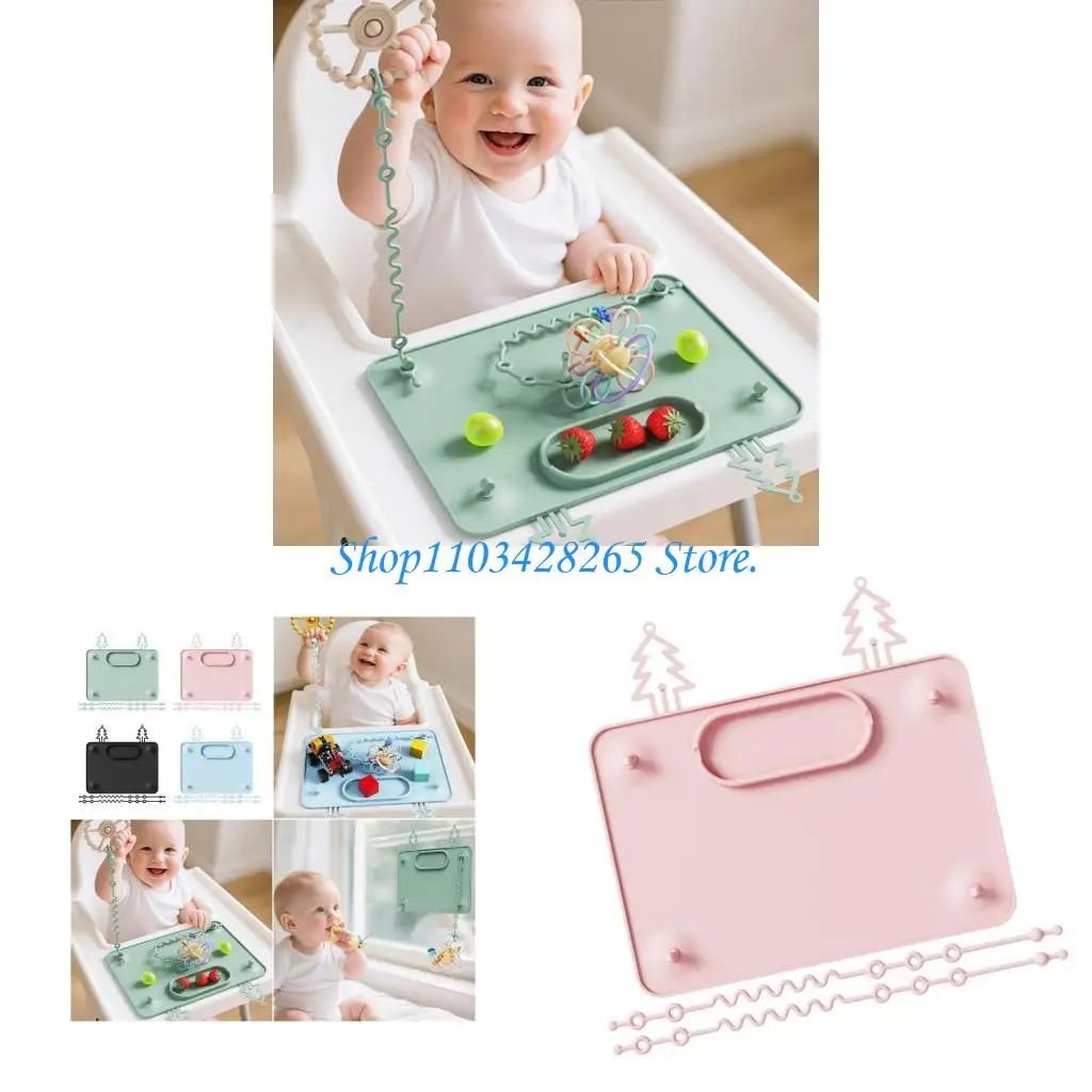 

Детский кормление коврика с сильным всасывающим базовым базовым силиконовым размещением для малышей для еды время питания и чар