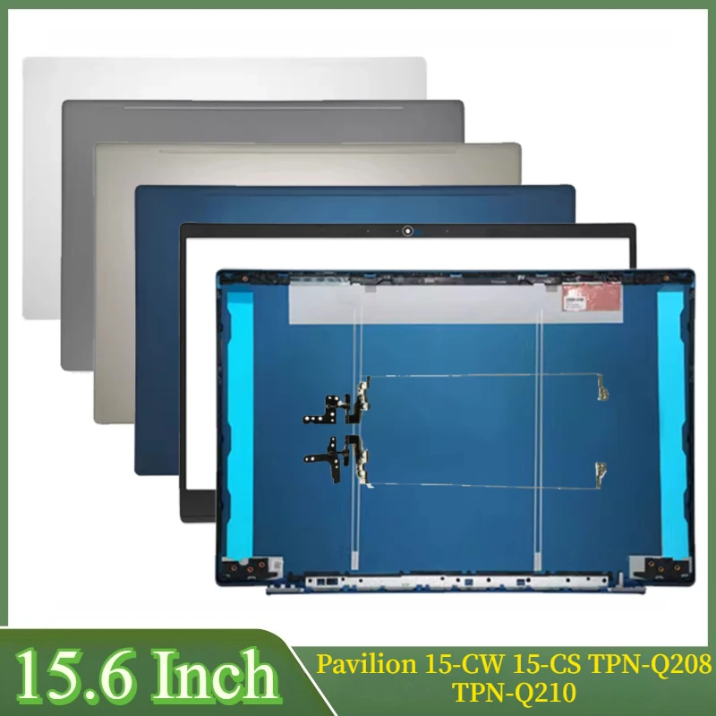 15.6 Inch For Pavilion 15-CW 15-CS TPN-Q208 TPN-Q210 Laptop LCD Back Cover Front Bezel Hinges Palmrest Bottom Case L28379-001