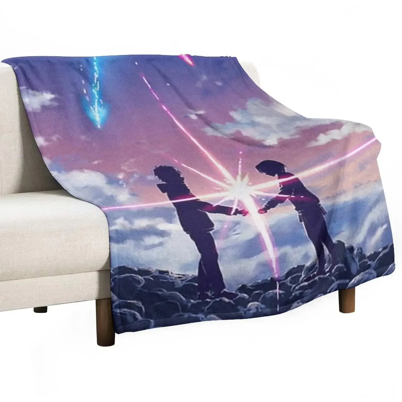 

Kimi no na wa// your name anime 1 Throw Blanket Luxury St Nap Travel Bed Fashionable Blankets