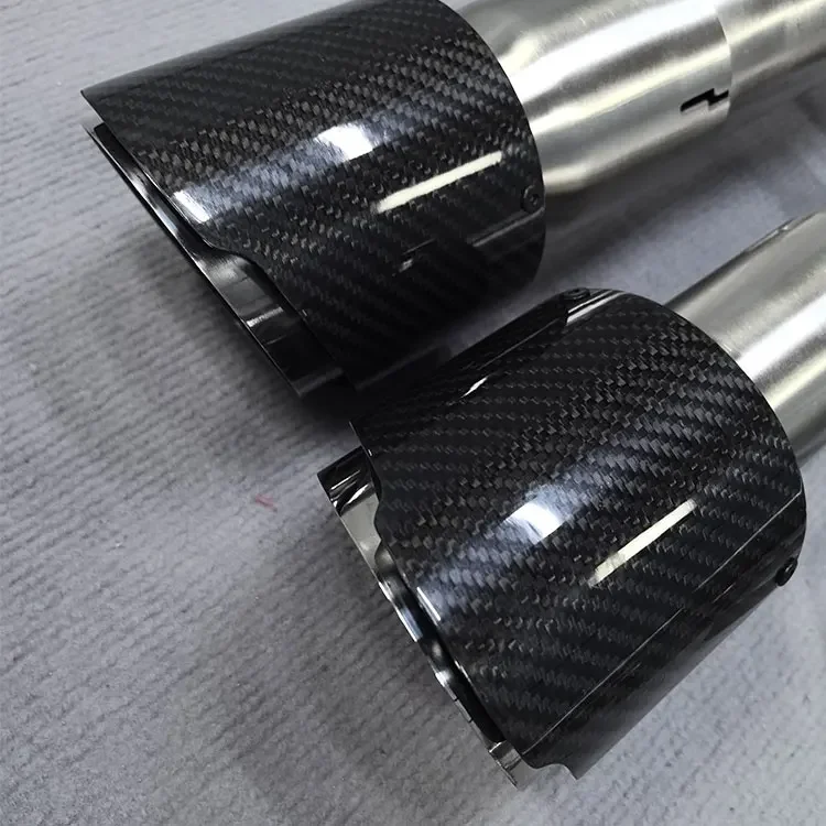 High-Quality Stainless Steel Exhaust Tailpipe for BMW G80 M3 with OEM Valve Compatibility