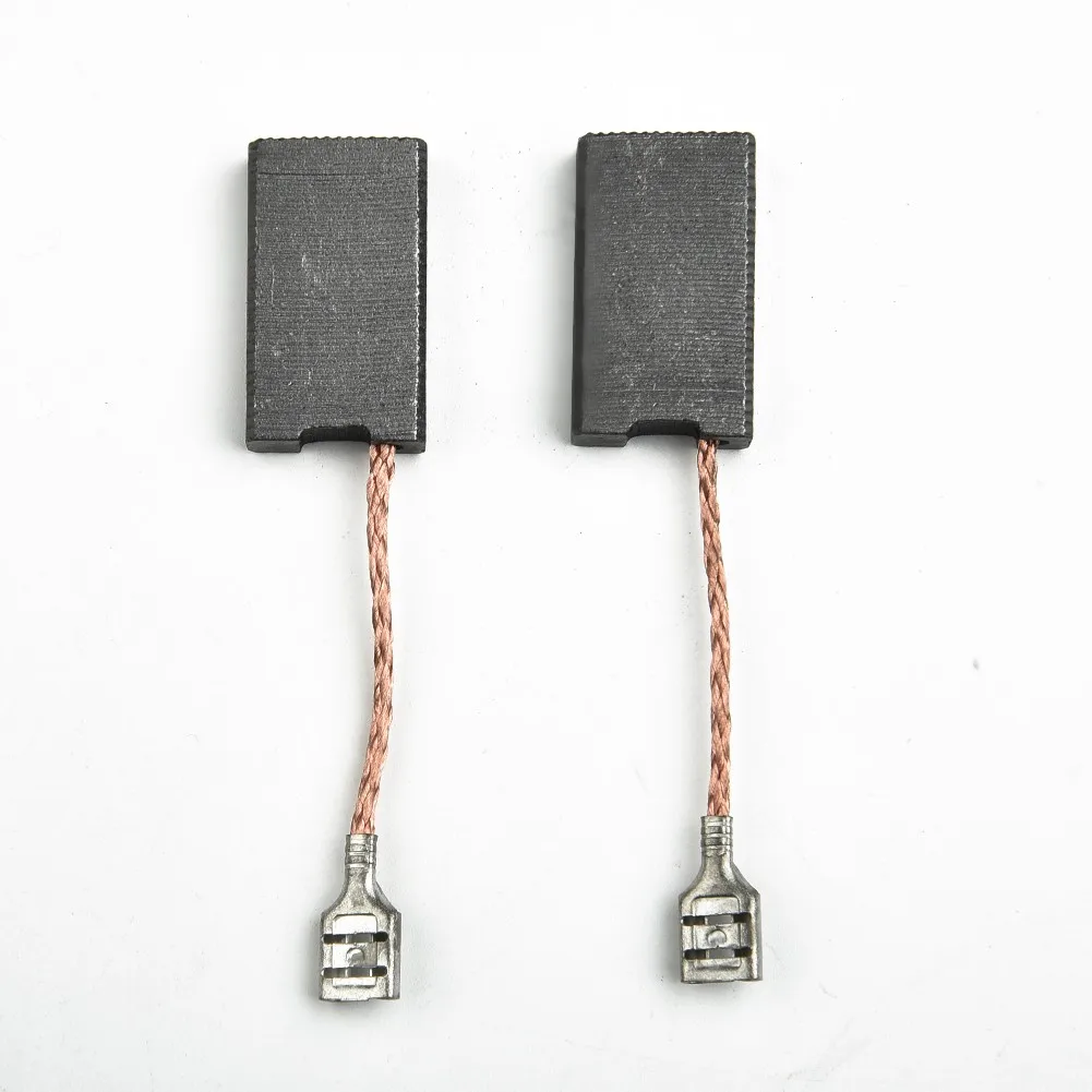 2PCS Carbon Brushes 6.3x16x26mm Carbon Metal Material Anti-wearing For Metal Dust Remove Maintenance Tool Hand Tool Accessories