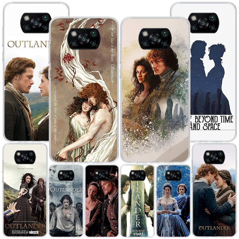 Outlander TV Phone Case For Xiaomi Poco X6 X5 X4 X3 Pro F6 F5 F4 Gt F3 F2 F1 M5S M5 M4 M3 M2 Nfc Soft Cover Shell X3 Pro X5 X4 N