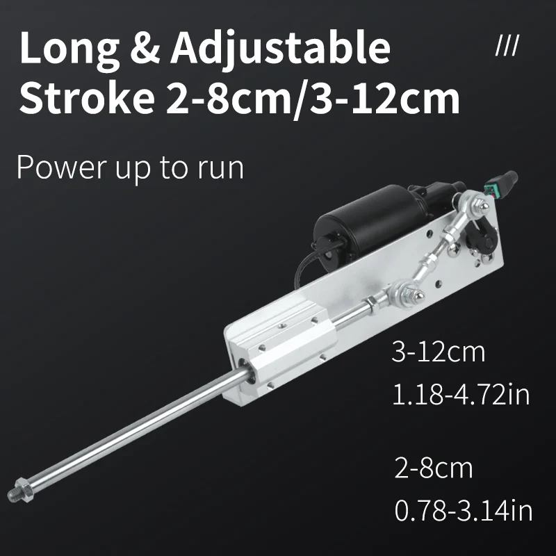 Motore lineare a ciclo alternativo DC24V con regolatore di velocità Motore silenzioso telescopico regolabile Installazione semplice