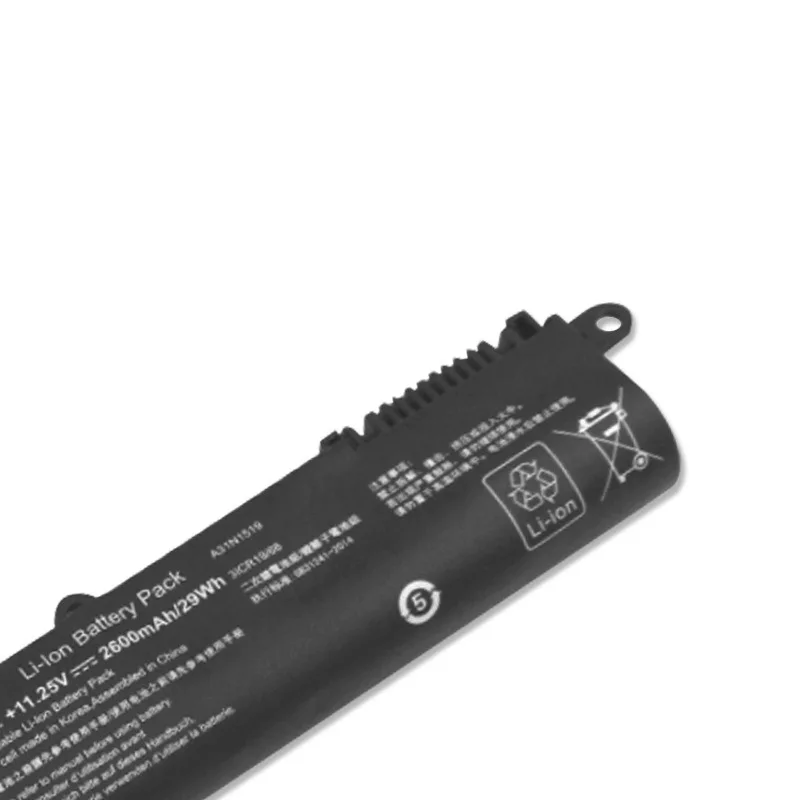 ل ASUS A540L F540U R540UP FL5700U X540LJ5005 بطارية الكمبيوتر المحمول A31N1519 11.25v 2600mah