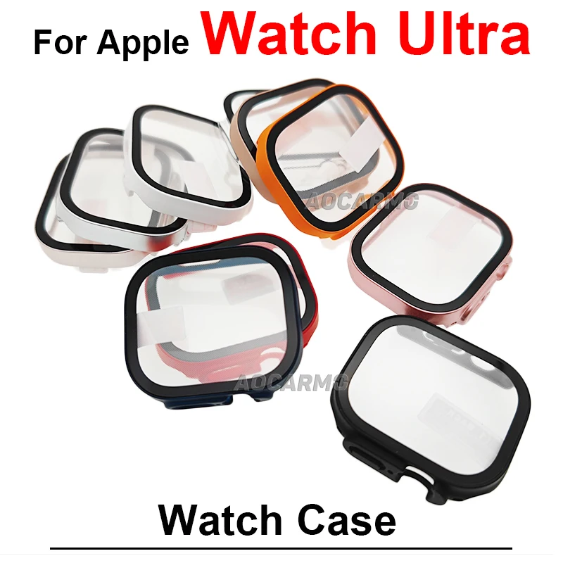 1Pcs Black /White /Gold/ Blue For Apple Watch Ultra Protective Cover Case Replacement Parts