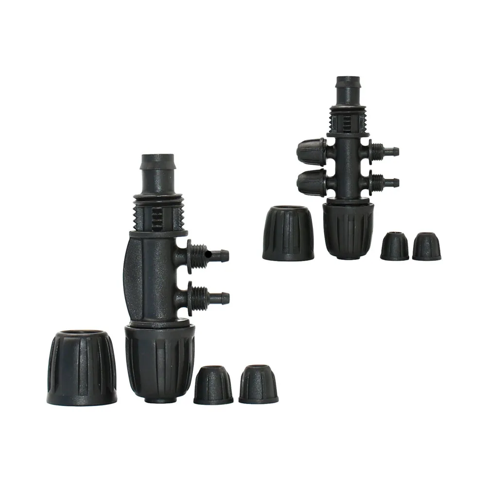 

20mm 16mm 4/7mm PE Hose Splitter Pipe Fittings Lock Nut Water Connector Reducing barb Coupling Farm Irrigation Joints