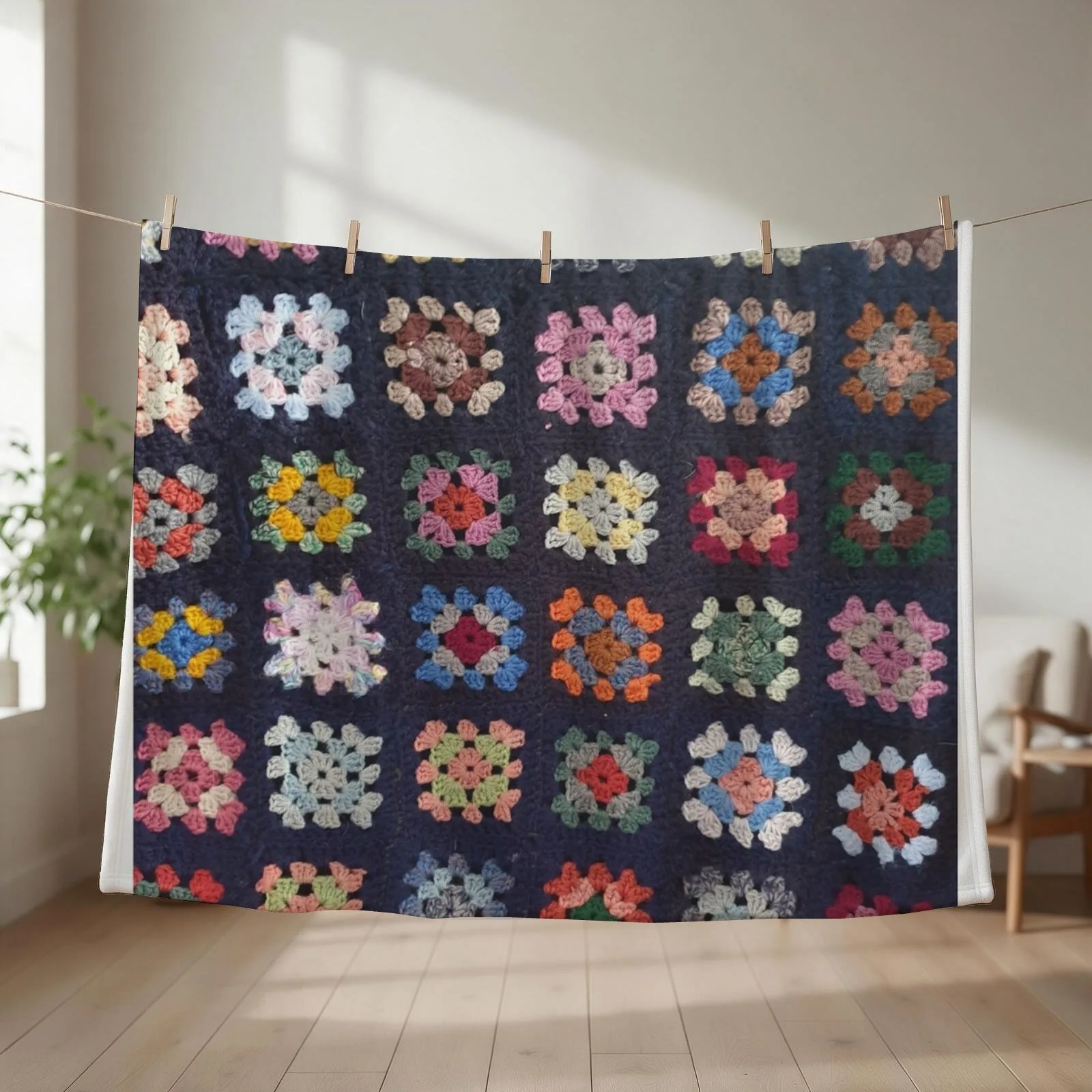 Vintage Crochet Blanket Throw Blanket Summer Cute blankets ands for winter Blankets