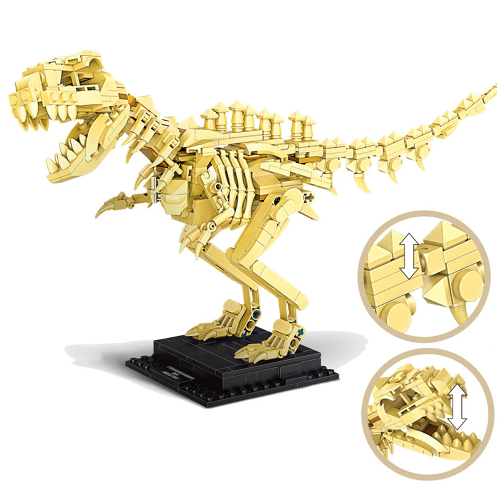

Dinosaur Skeleton Building Block Set Jurassic Park World Tyrannosaurus Rex Pterosaur Model Bricks Toy For Boy Girl Birthday Gift