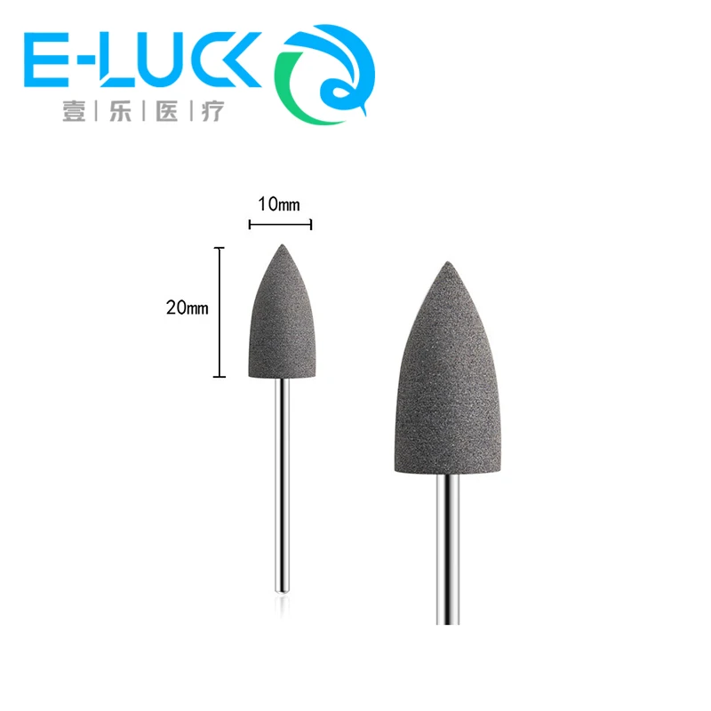 หัวขัดยางซิลิโคนสำหรับขัดฟันก้าน HP 2.35มม. ฟอกสีฟันเครื่องมือห้องแล็ปขัดฟันดอกที่กรอเล็บ