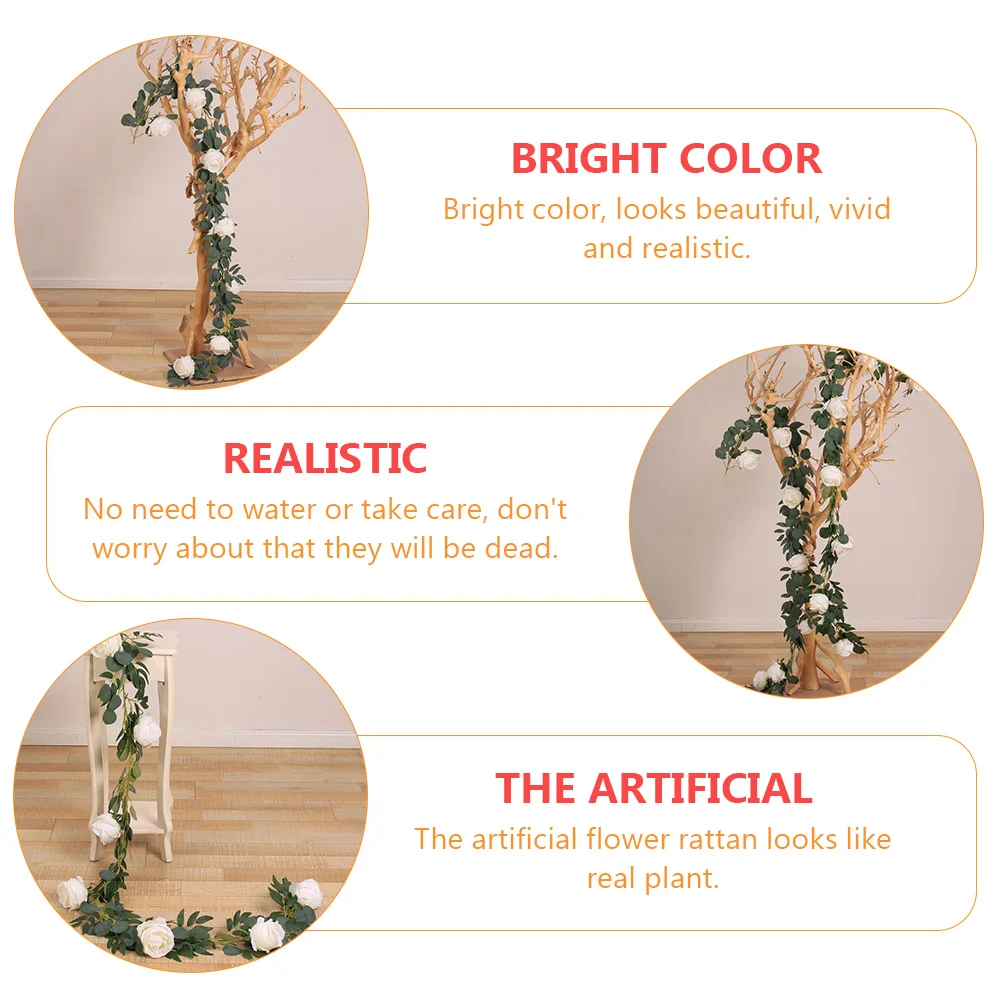 

Artificial Rattan Vines Decor Leaves Hanging Artificial Green Leaves Vines Hanging Green Plants Plants Centerpiece