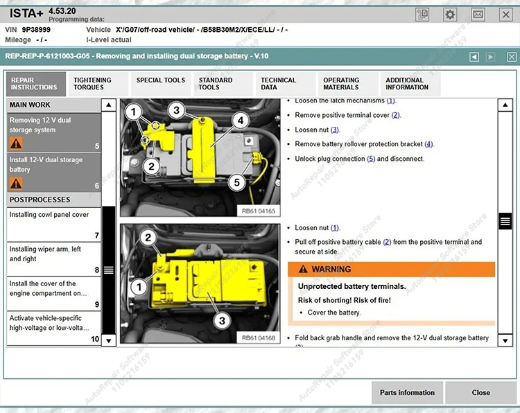 لنظام برامج إصلاح BMW ISTA | قراءة تيار البيانات | ابحث عن خريطة الطريق | نظام ورشة عمل الخدمة | اقرأ بيانات المركبات | إدارة