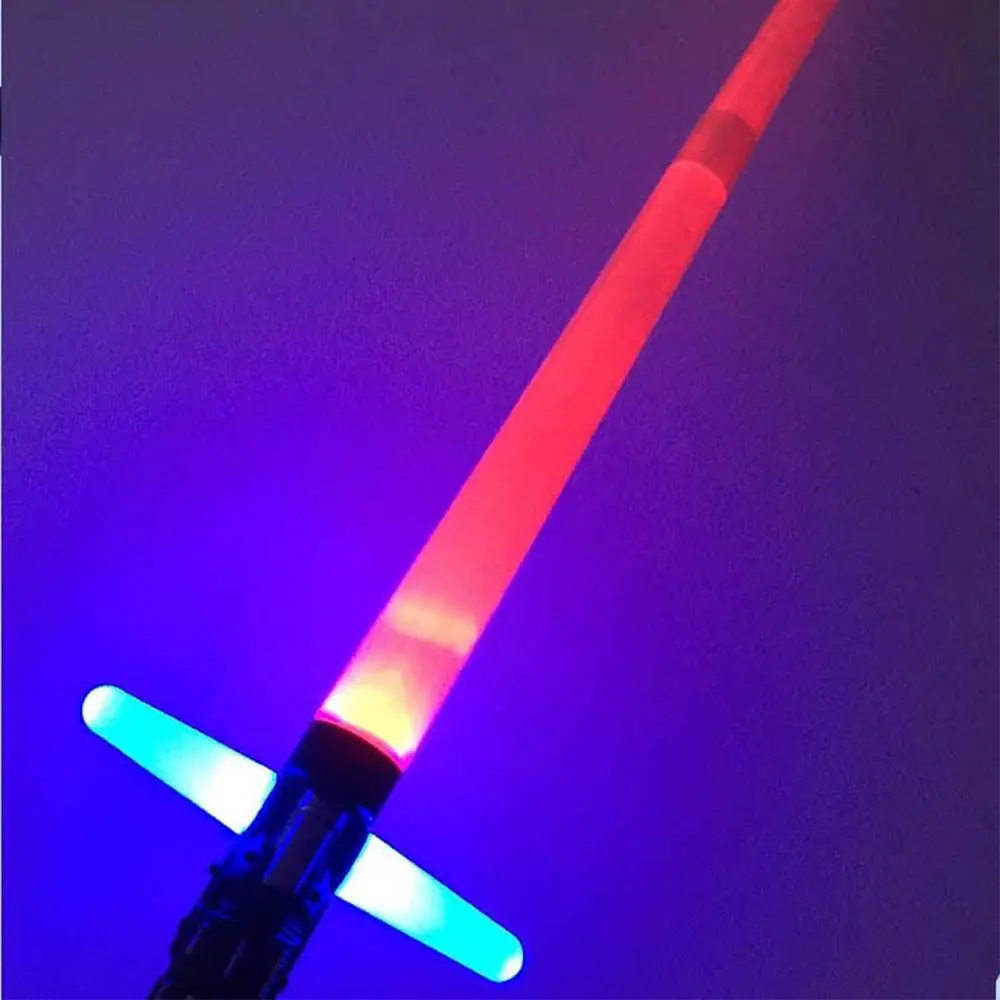 Suono corrente Croce Scalabile Spada laser Giocattolo cosplay Spada laser Cambia suono LED Luce Sciabola Suono Spada Giocattoli Spada laser