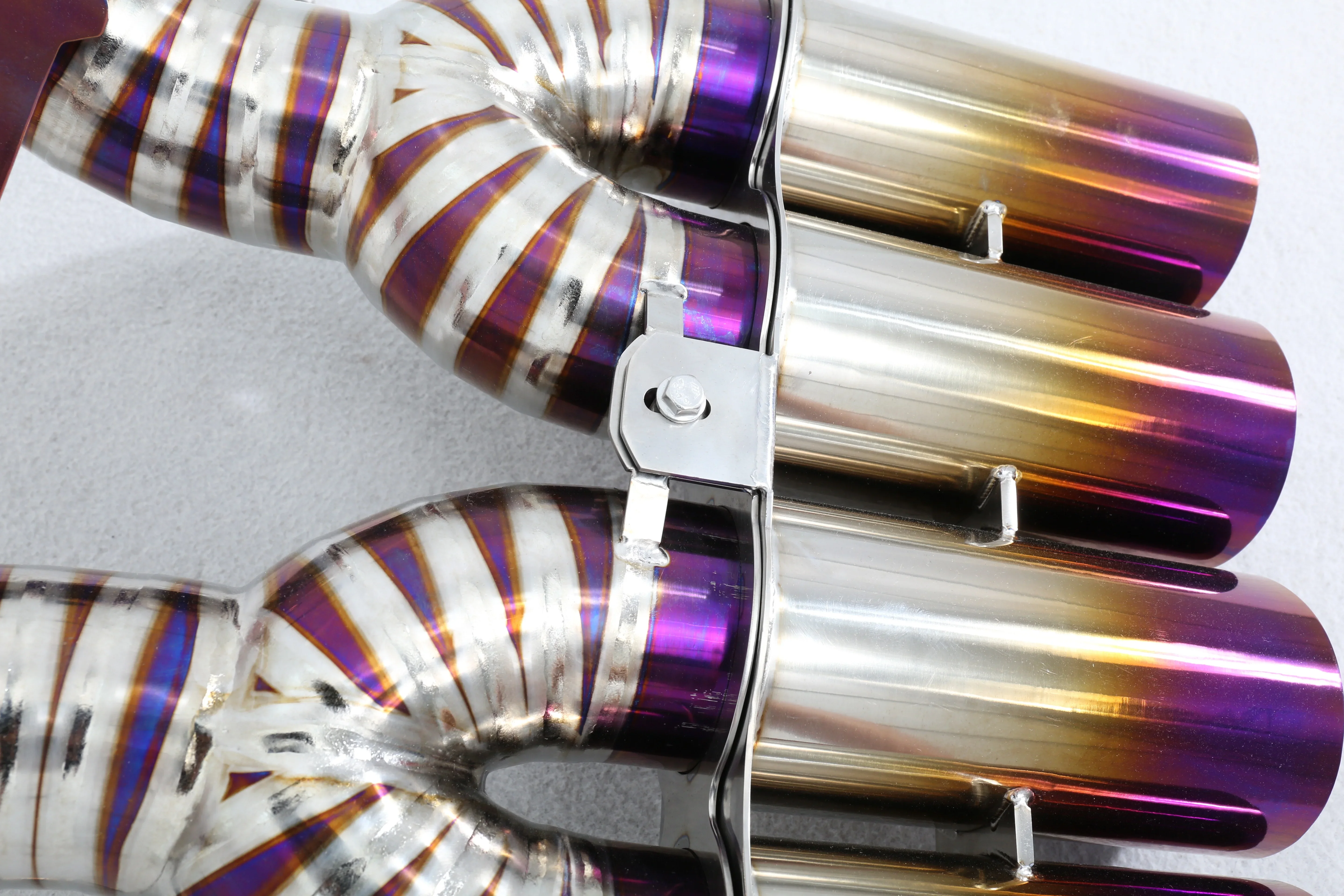 Custom 304 Stainless Steel/Titanium Valved Exhaust System Premium 4.0 V8 765LT Specific Exhaust Pipes