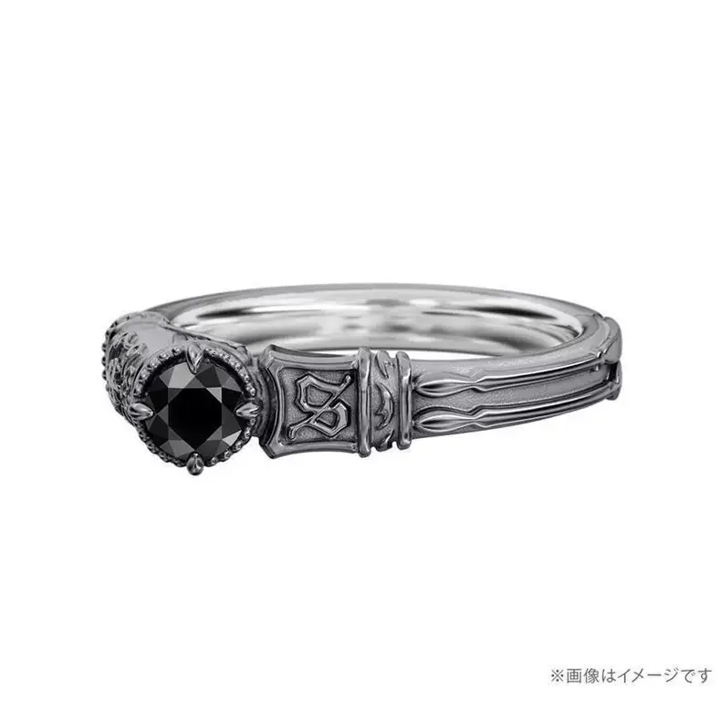 Black Butler Sebastian Michaelis Ring Anime Peripheral Creative Hand-made Ring