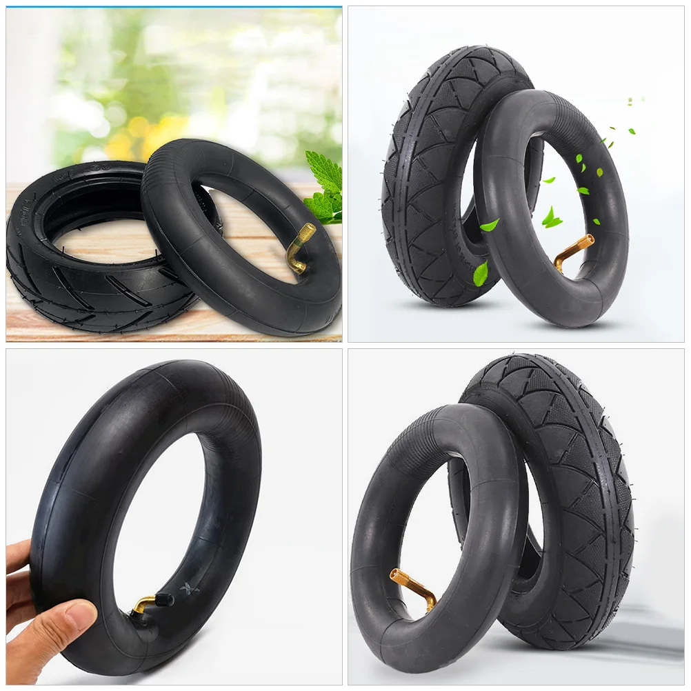 

8 Inch Inflatable Scooter Tire Tube Shock Absorption Durable Rubber Easy Installation Electric Scooter Parts Tire Tube