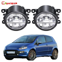 2 X 30W H11 Car LED Fog Light Assembly Fog Driving Lamp DRL For Fiat Punto Evo 2009 2010 2011 2012 2013 2014 2015 2016 2017