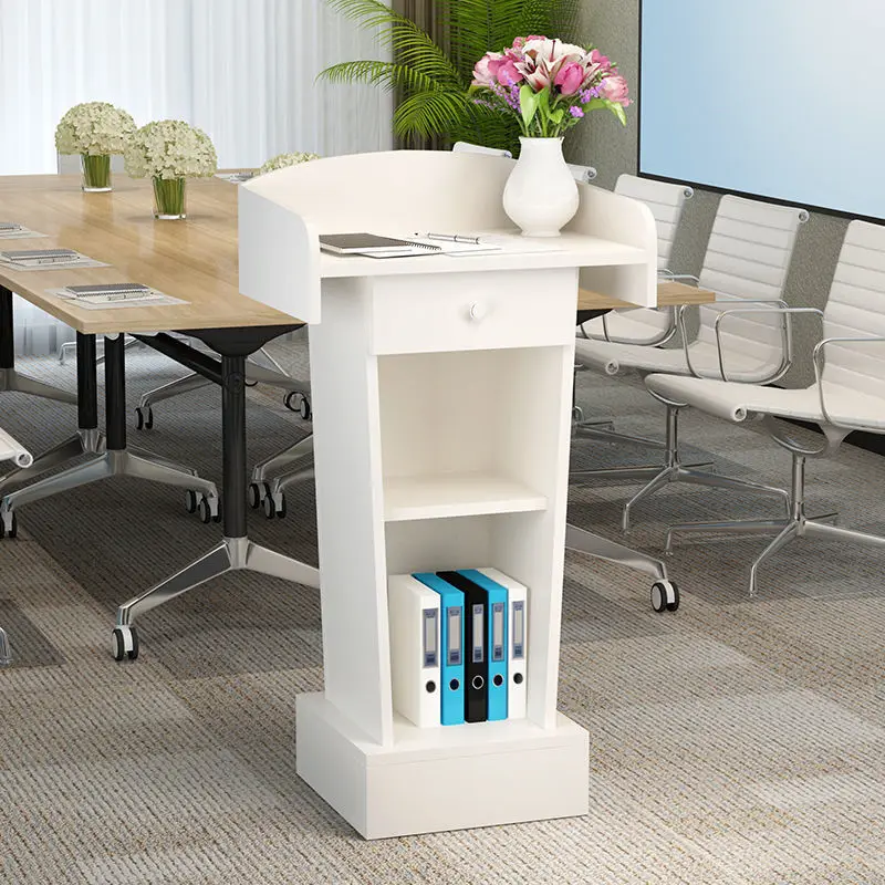

Lecture podium, podium, podium table, simple and modern podium, shopping guide desk, reception desk, speech, welcome desk