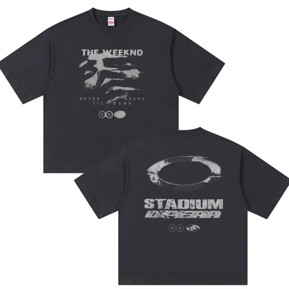 The Weeknd After Hours Til Dawn Stadium European Tour 2026 T-Shirt Hip Hop Pop Fashion T Shirt Y2k Streetwear Casual Loose Tees