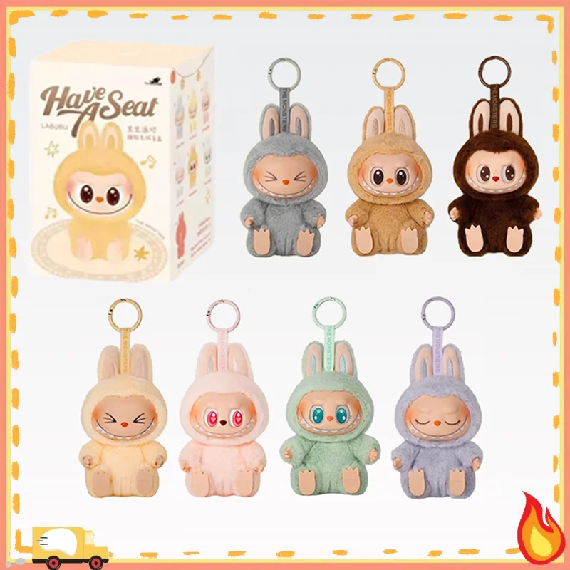 

2025 Labubu Heartbeat Macaron Enamel The Monsters Face Blind Box Pvc Figurine Tabletop Ornament Kawaii Doll Kid Birthday Gift
