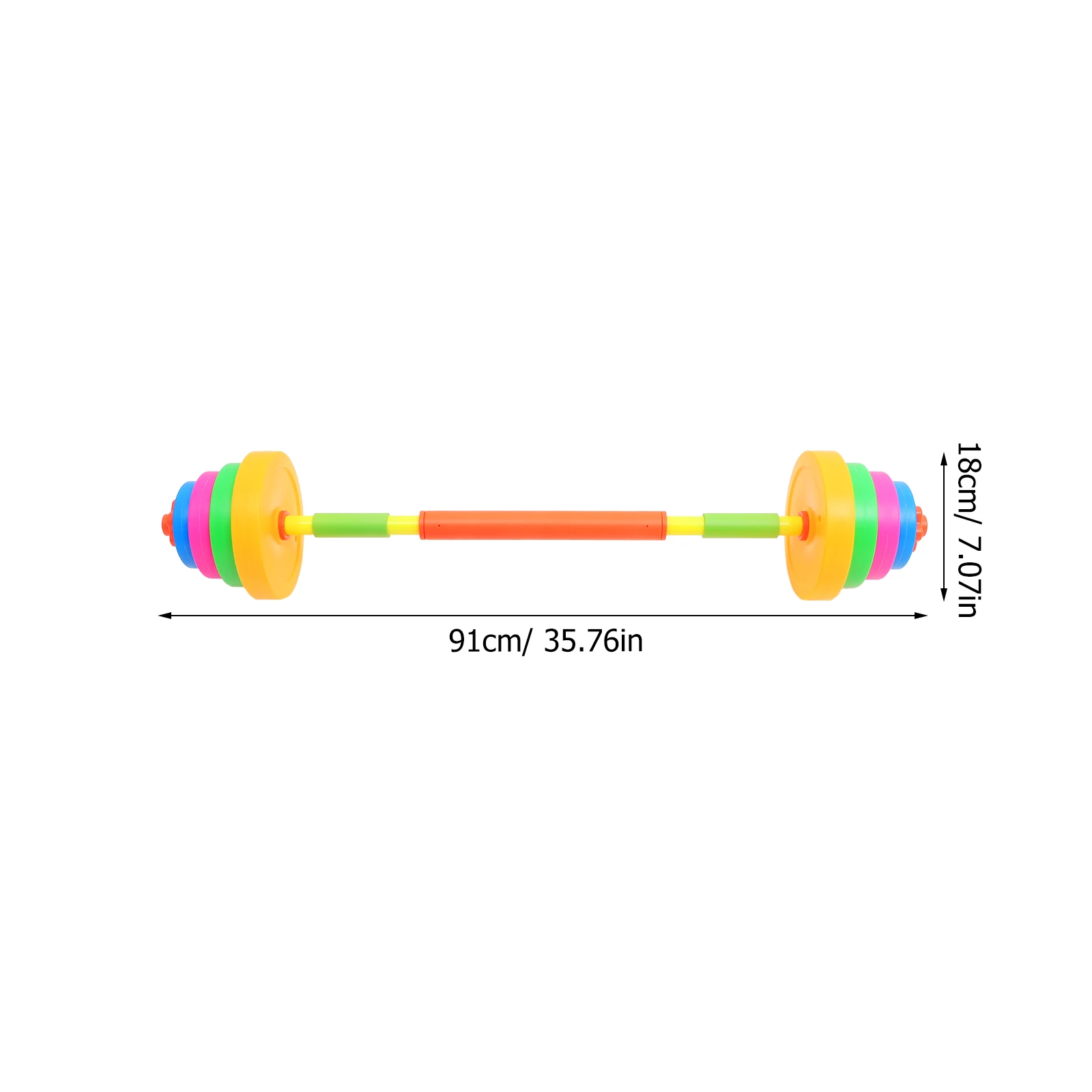 Children dumbbell detachable Kid Barbell plastic Pre-school Arm Exercise Toy outdoor sports beach Plaything toys child training