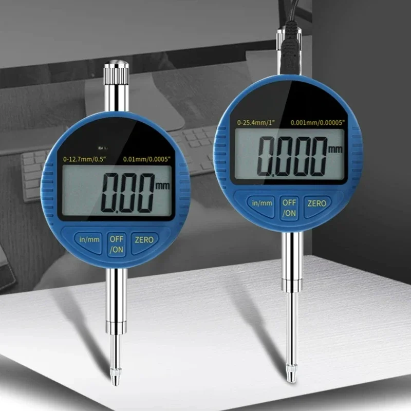 Digital 0.001Mm Electronic Micrometer 0-25.4Mm Metric Inch Dial Indicator Gauge Meter USB Data Acquisition DeviceNew