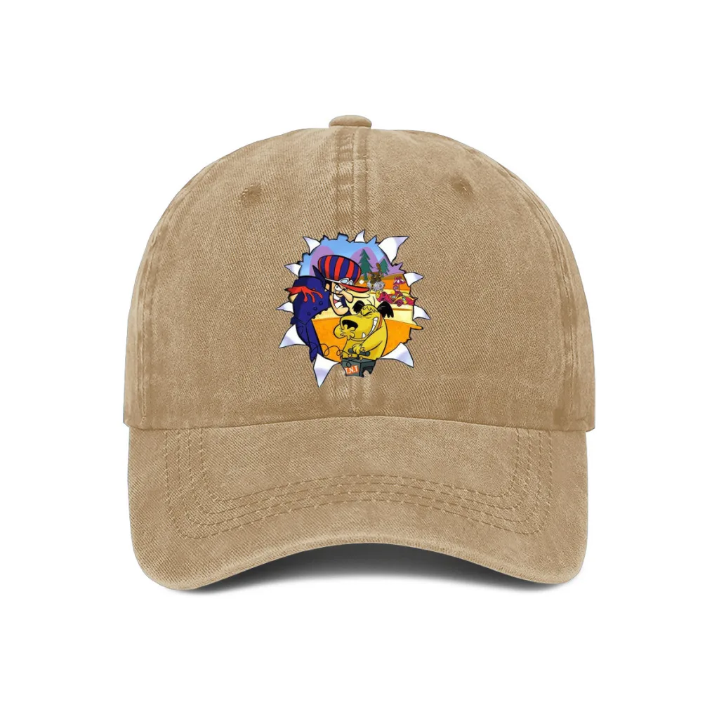 Summer Cap Sun Visor HECHO EN TRULALA Hip Hop Caps Wacky Races 1968 Anime TV Series Cowboy Hat Peaked Hats