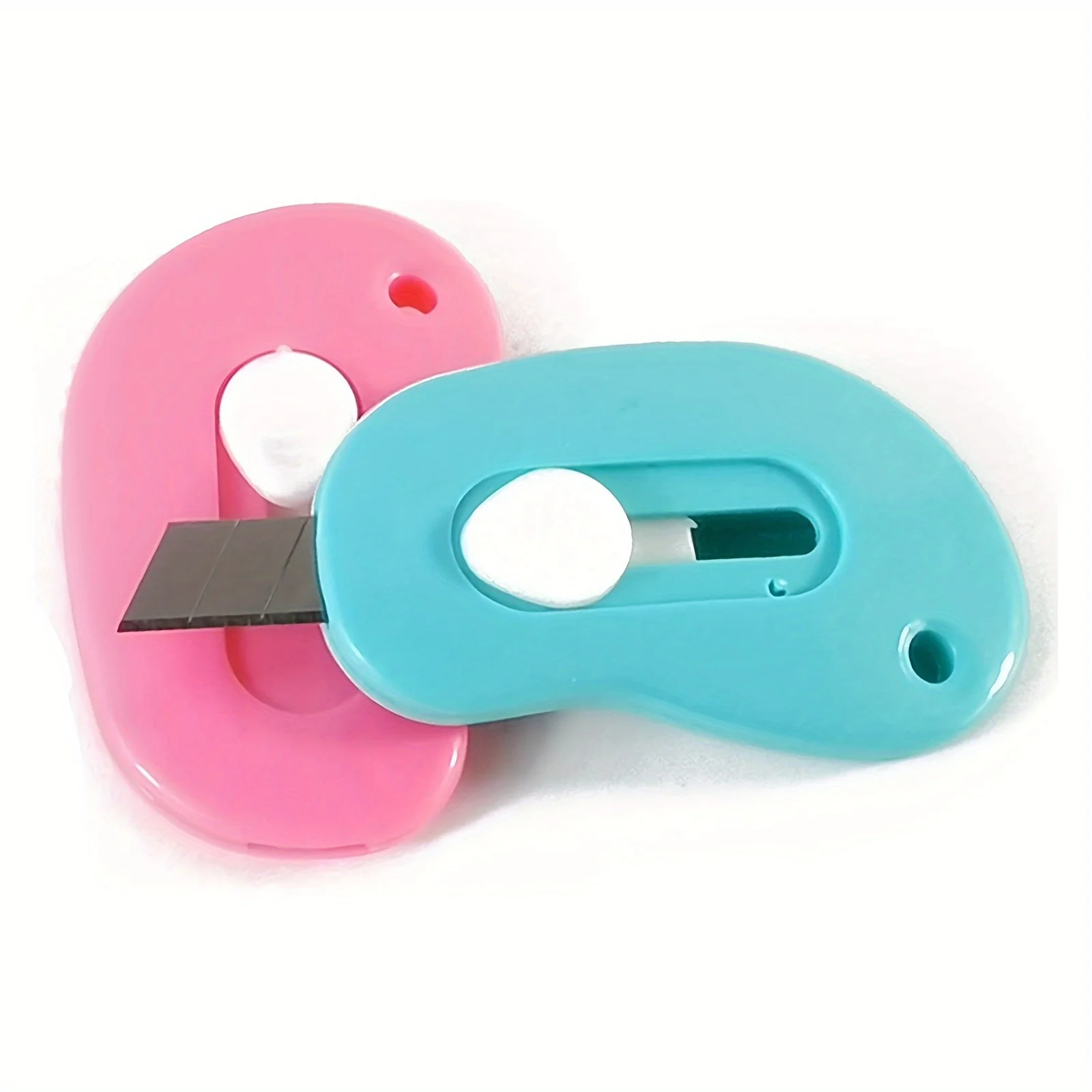 25pcs Mini Retractable Utility Knife Box Cutter Letter Opener