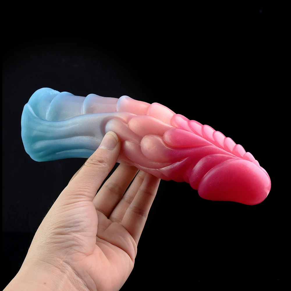 NNSX Unicorn Flexible Glans Penis Enlarger Extender Delay Ejaculation Cock Ring Sleeve Silicone Wearable Adult Sex Toys For Men