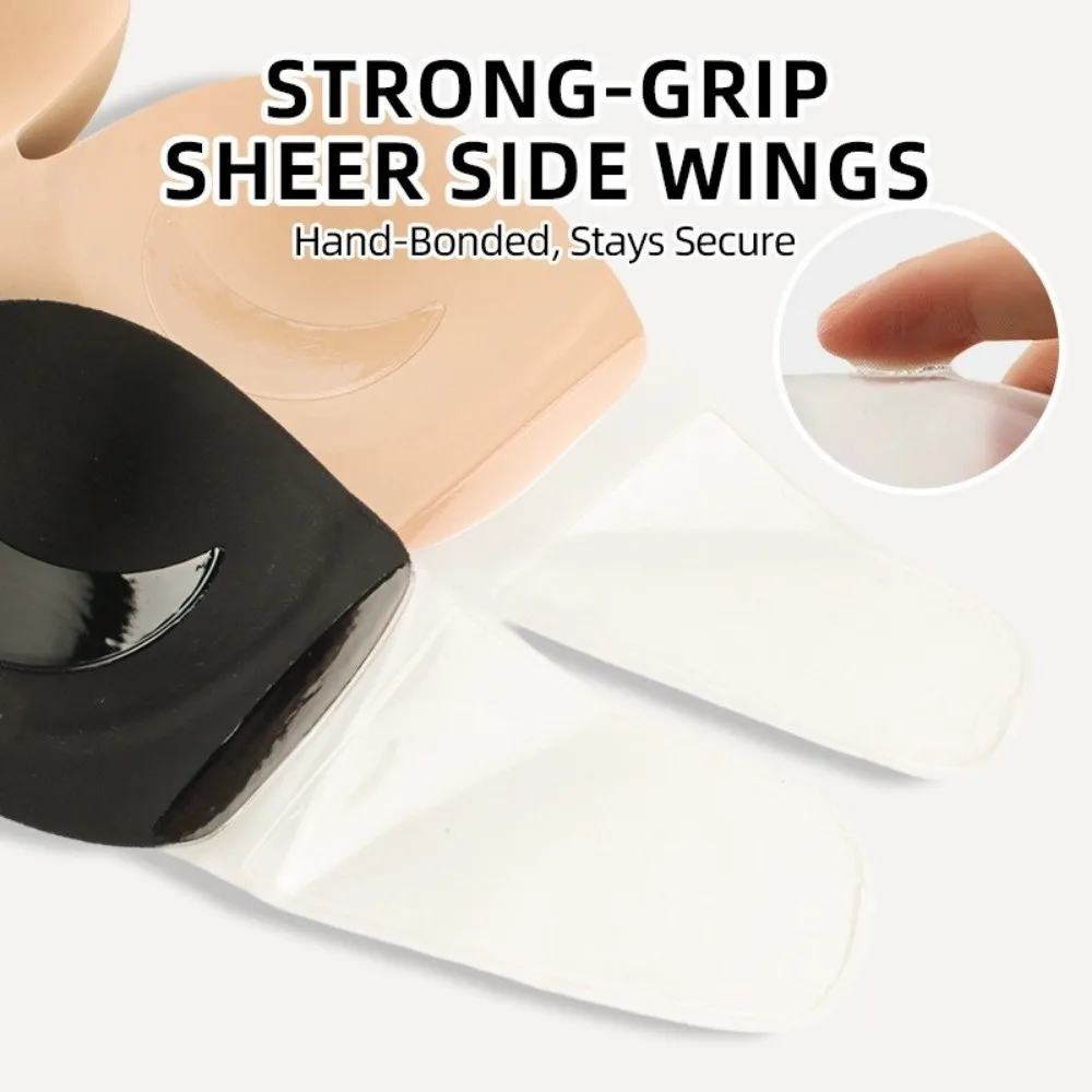 Breathable Seamless Invisible Bra Push Up Gathered Strapless Bra Anti-sagging Sticky Sponge Chest Patch Daily Wear