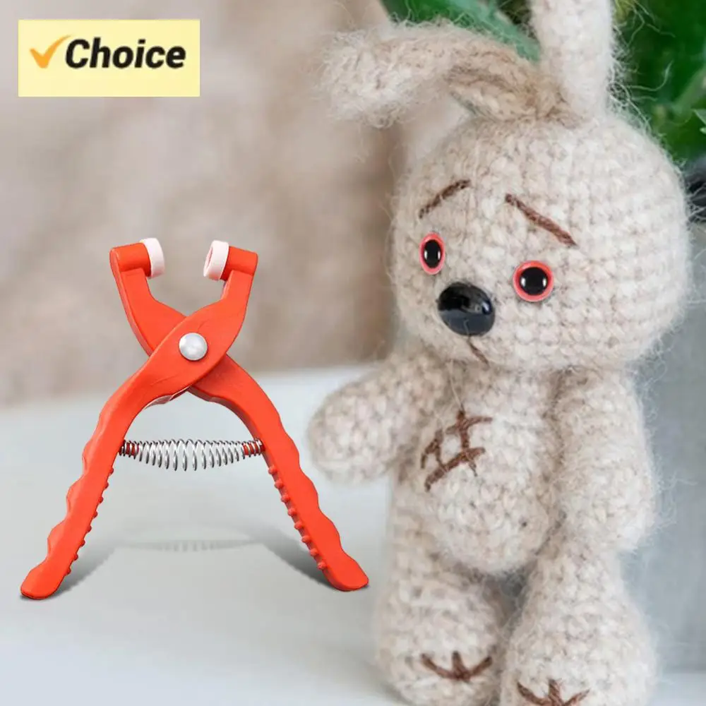 Herramienta de seguridad para ojos, herramienta auxiliar de ojos de animales de peluche DIY, herramienta de pargo de ojos de seguridad para ganchillo, ojos de peluche Amigurumi