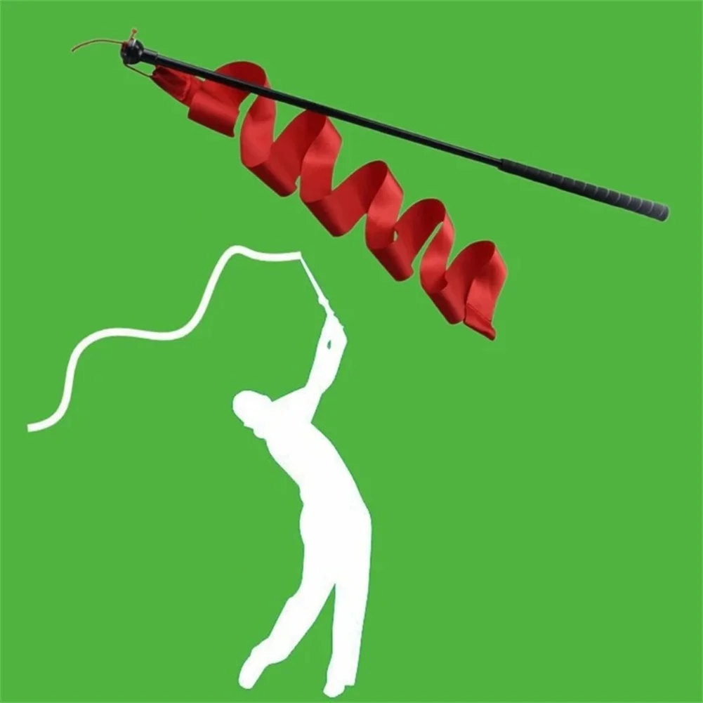 Golf Swing Trainer Portable Golf Swing Trainer Stick With Ribbon Golf Swing Practice Tool Golf Swing Trainer Aid