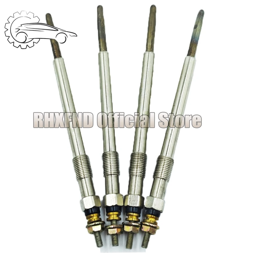 4PCS U202-18-601 U20218601 1717631 9675680980 BK3Q6M090AB BK3Q-6M090-AB LR029960 Glow Plug For PEUGEOT Land rover Ford 2.2 3.2