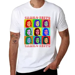 Camilo Sesto Pop Art para hombre, camiseta de secado rápido, moda coreana, nuevo paquete